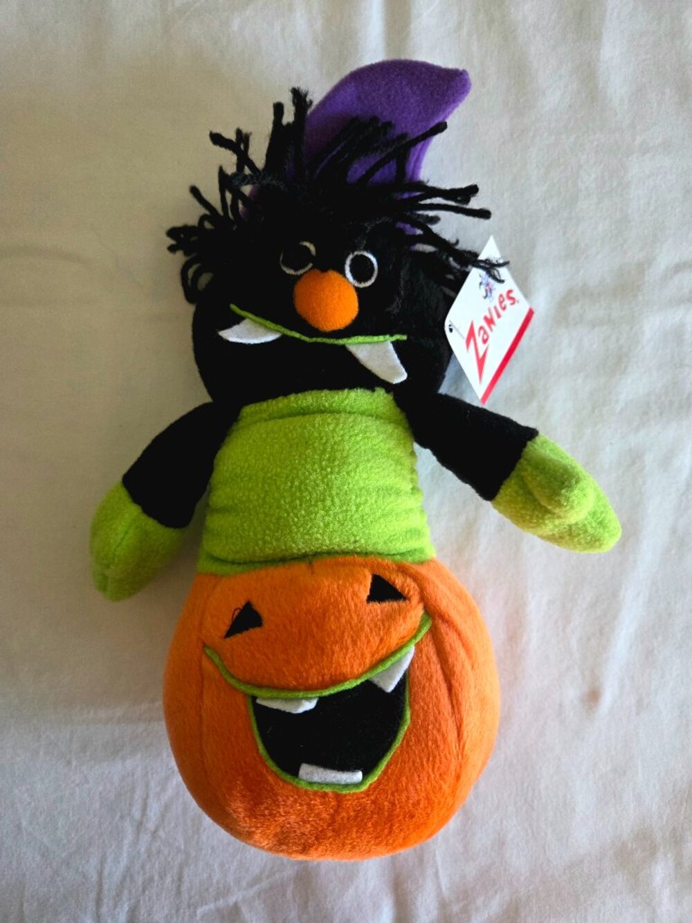 Zanies Stretch-a-Ghoul Dog Toy Halloween Plush Squeaker Monster NWT